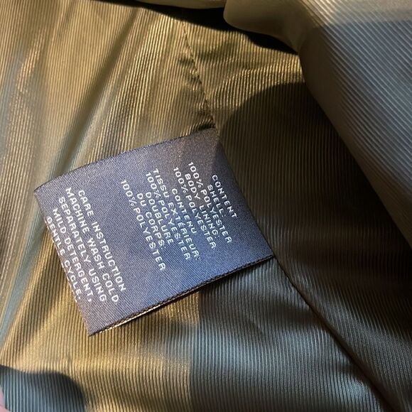 Vince Camuto Faux Suede Anorak-PINE-Small - Picture 3 of 5